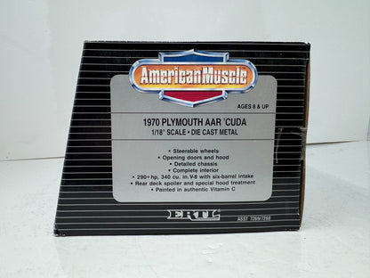 Ertl American Muscle 1970 Plymouth AAR ’Cuda 1:18 Diecast