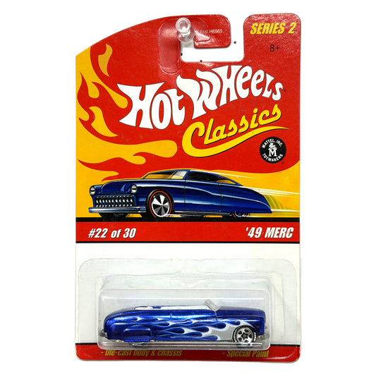 Hot Wheels Classics Series 2 1949 Mercury Merc 1:64 Diecast Blue