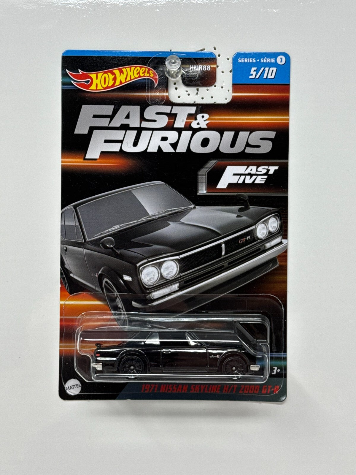 Hot Wheels Fast & Furious 1971 Nissan Skyline H/T 2000 GT-R JDM 1:64 Diecast