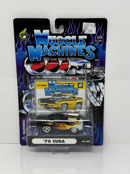 Muscle Machines 1970 Cuda 1:64 Diecast