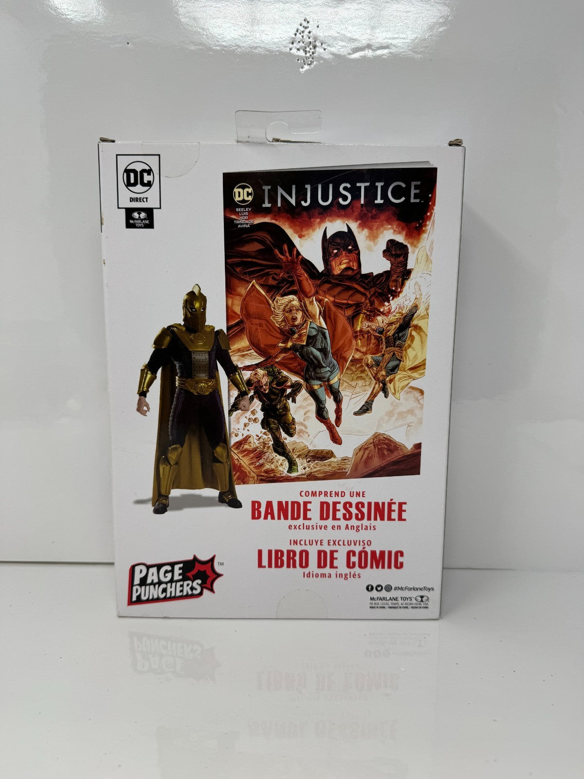 McFarlane DC Direct Page Punchers Injustice 2 Dr. Fate Action Figure