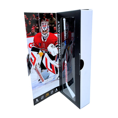 Sam Montembeault  Montreal Canadiens McDonalds NHL Collectible Mini Hockey Stick