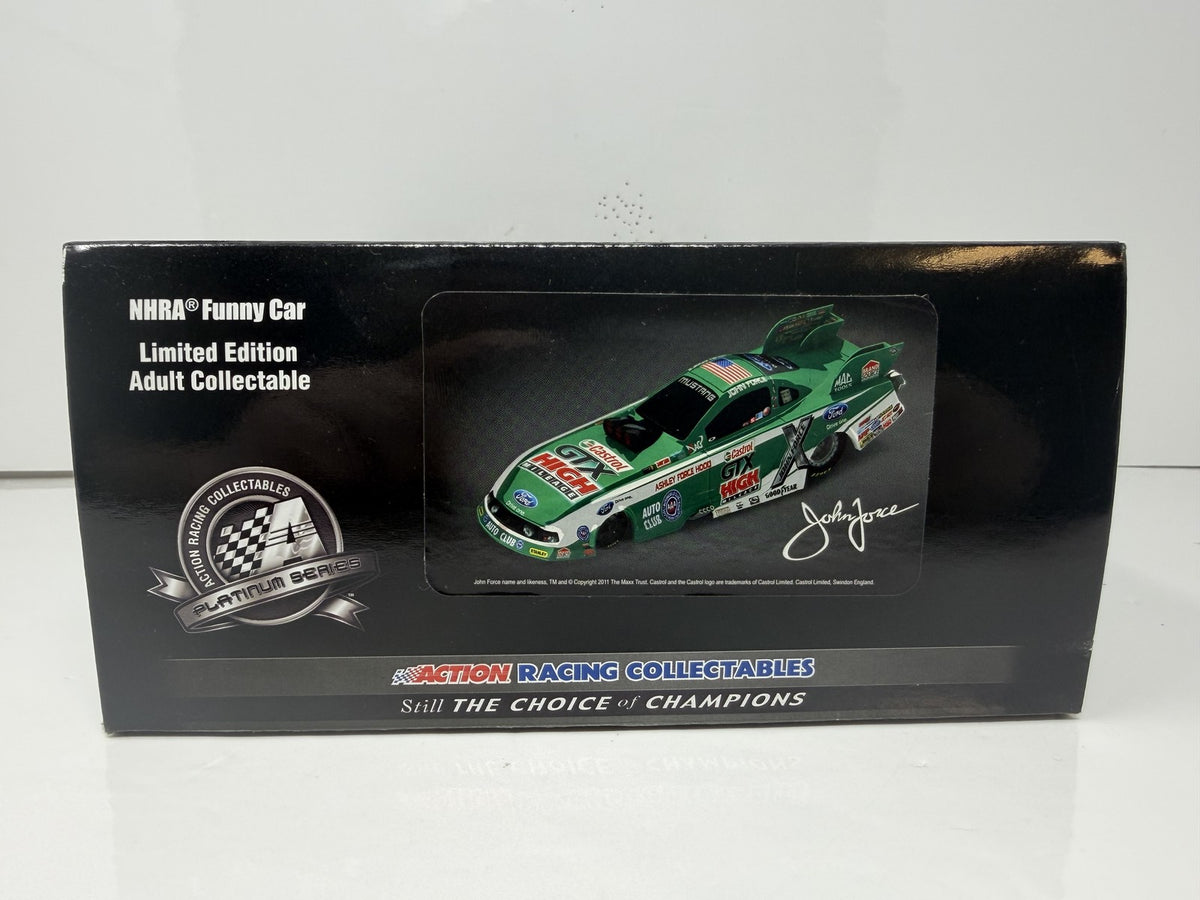 Action NHRA John Force Castrol 2011 Mustang Color Chrome 1 of 600 1:24 Diecast