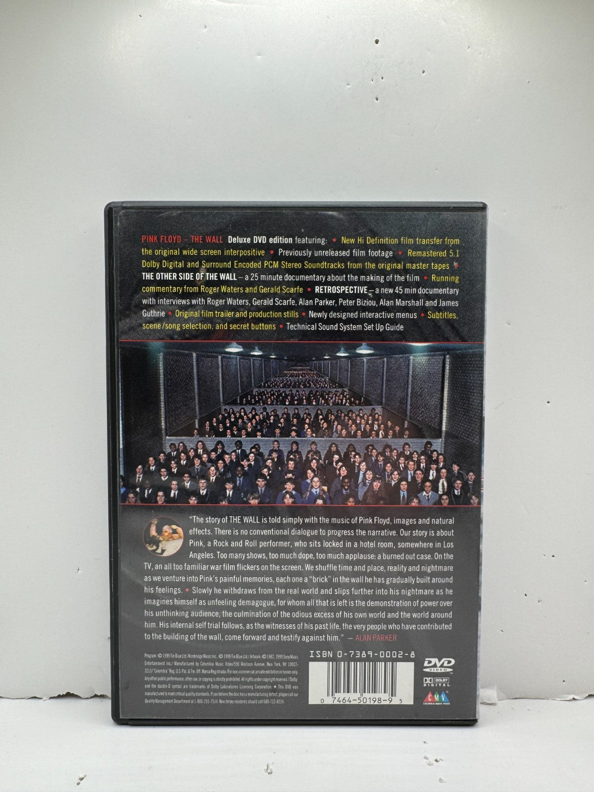 Pink Floyd The Wall (DVD) Rock Music Film