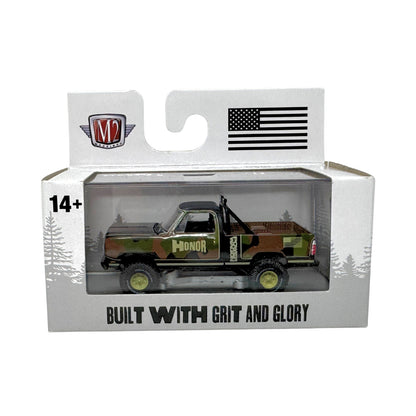 M2 Machines Built With Grit And Glory 1979 Dodge Macho Power Wagon 1:64 Diecast
