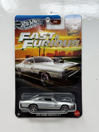 Hot Wheels Silver Series Fast & Furious 1970 Dodge Charger R/T 1:64 Diecast