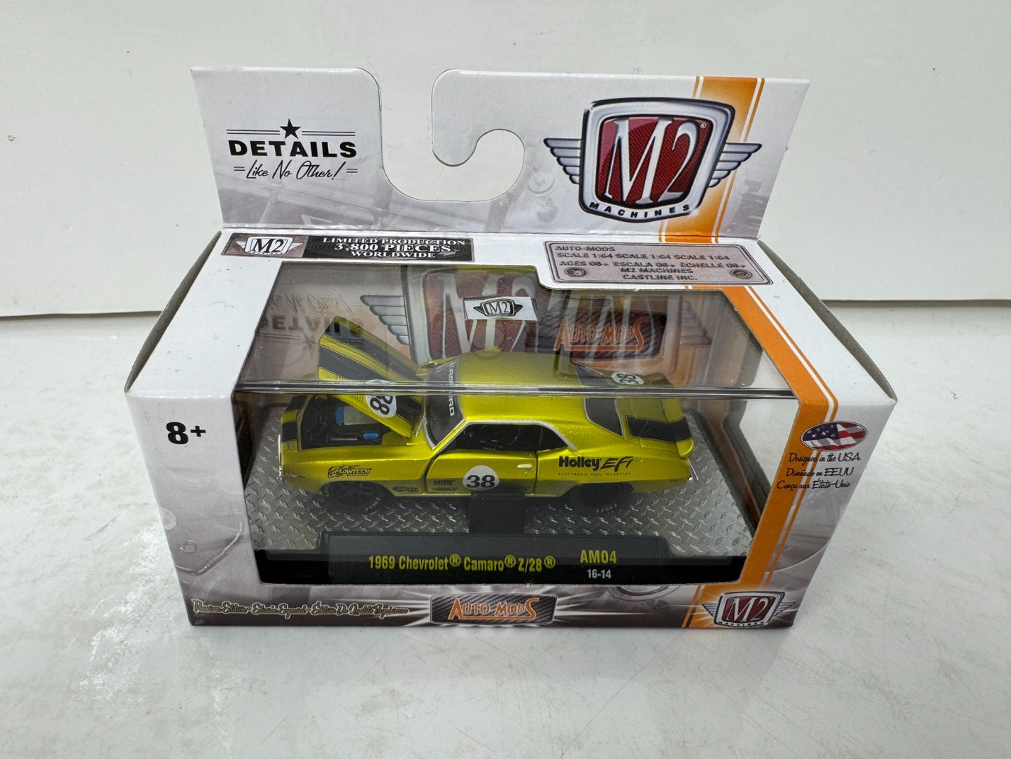M2 Machines 1969 Chevrolet Camaro Z/28 Auto-Mods 1:64 Diecast