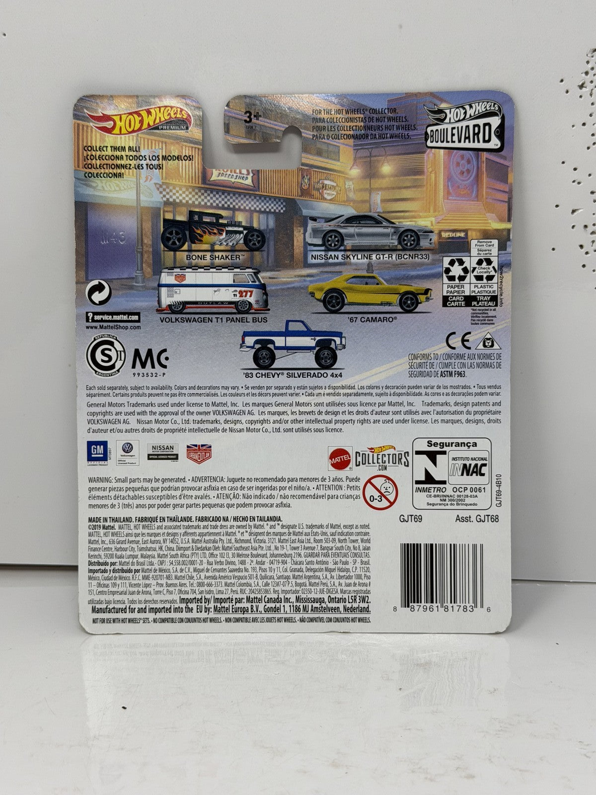 Hot Wheels Premium Boulevard #4 1967 Chevrolet Camaro 1:64 Diecast