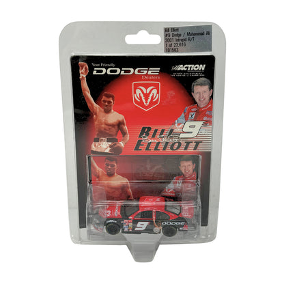 Action Nascar #9 Bill Elliott Dodge Muhammad Ali 2001 Intrepid R/T 1:64 Diecast