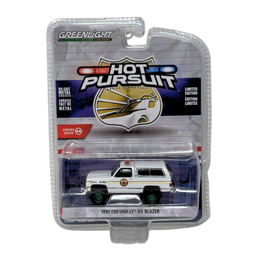 Greenlight Hot Pursuit 1991 Chevrolet K5 Blazer State Patrol CHASE 1:64 Diecast