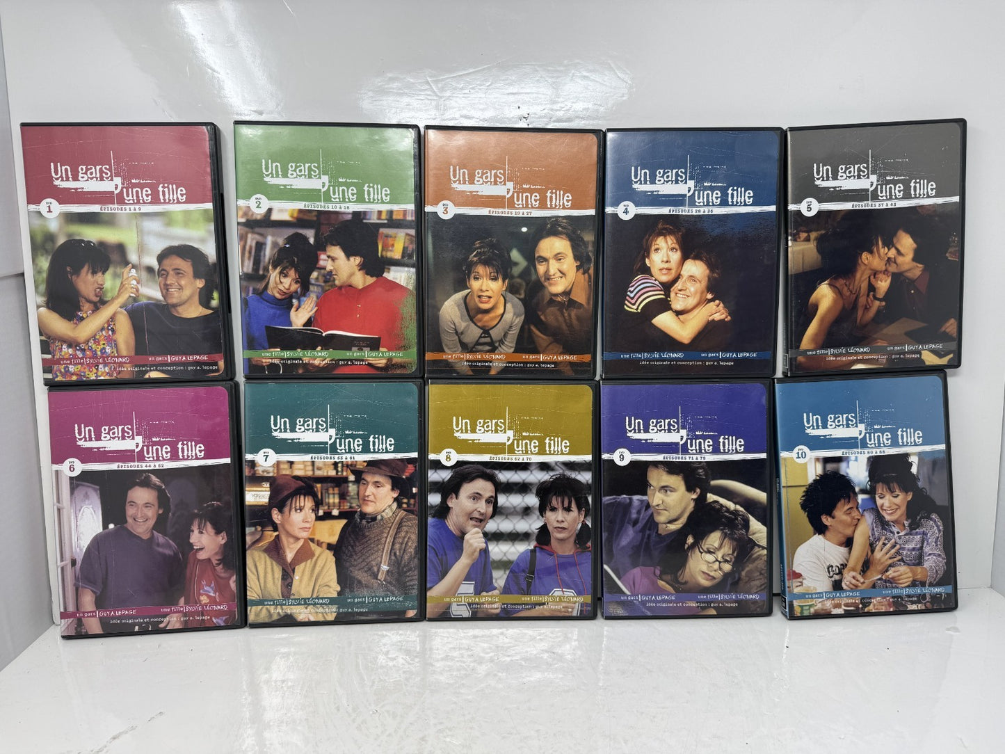 Un gars une fille: Season 1-10 (DVD) TV Series Good Condition!!!