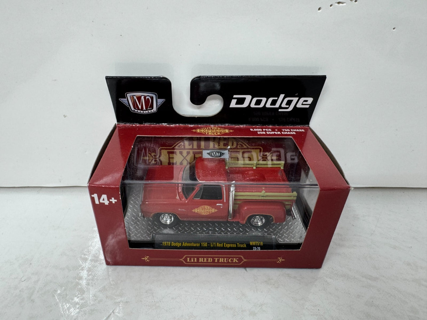 M2 Machines 1978 Dodge Adventurer 150 Li’l Red Express Truck 1:64 Diecast
