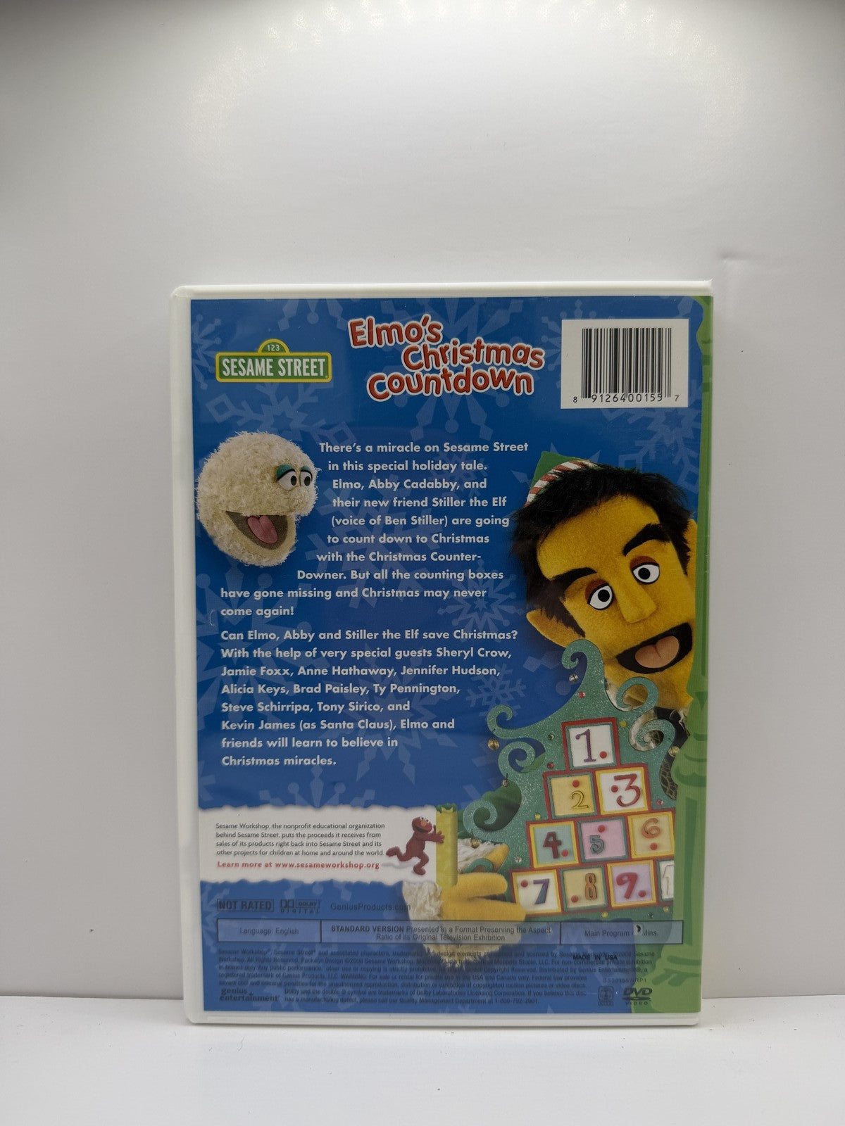 Sesame Street Elmo's Christmas Countdown (DVD) Family
