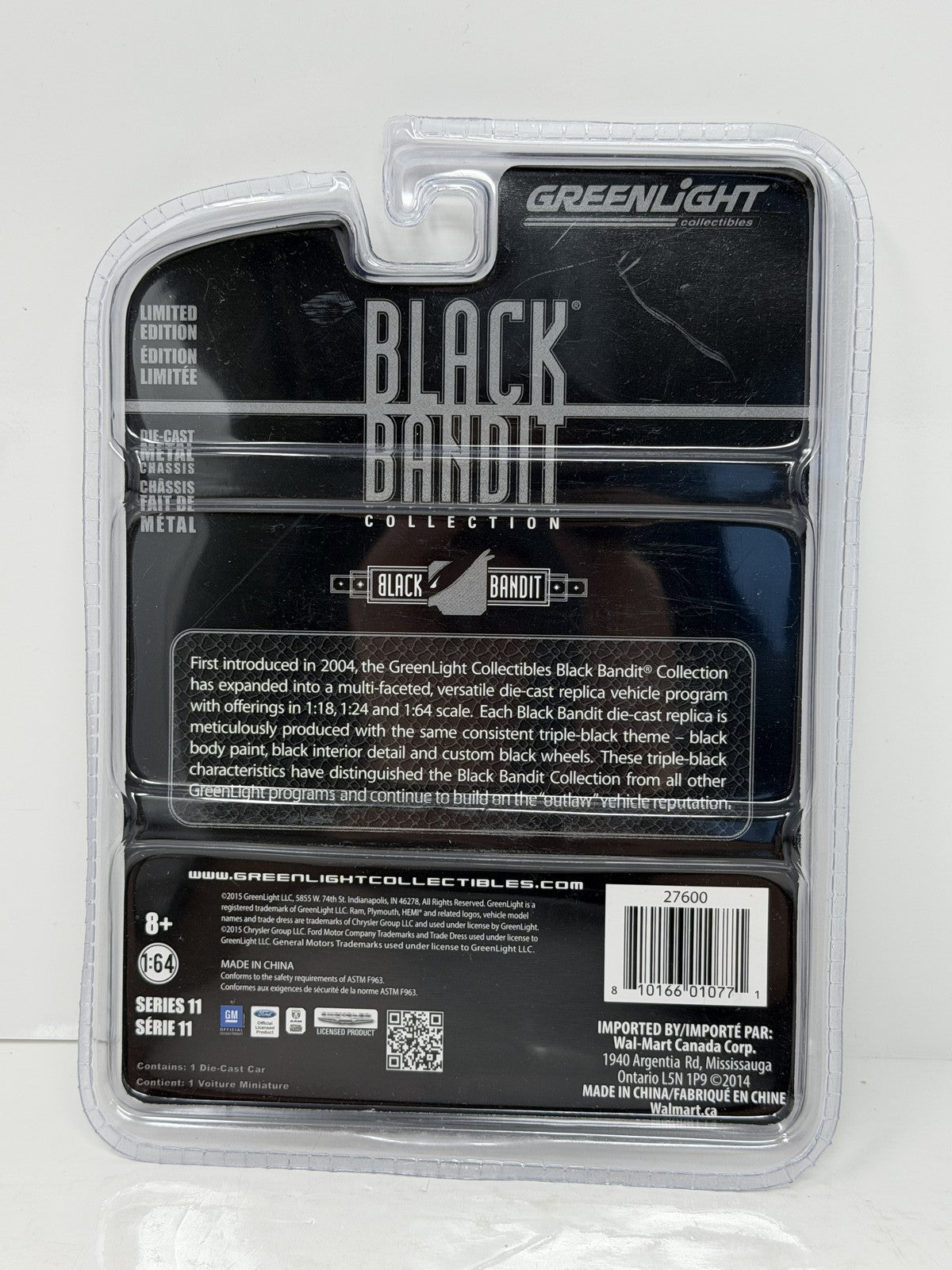 Greenlight Black Bandit 1987 Pontiac Firebird CHASE 1:64 Diecast Green Machine