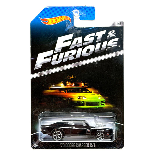 Hot Wheels Fast & Furious 1970 Dodge Charger R/T 1:64 Diecast Black
