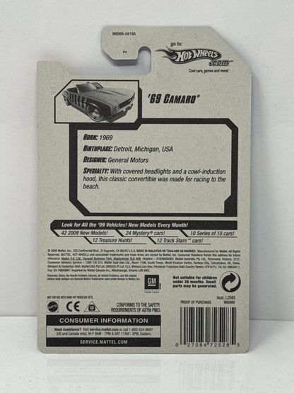 Hot Wheels Web Trading Cars 1969 Chevrolet Camaro 1:64 Diecast Factory Sealed