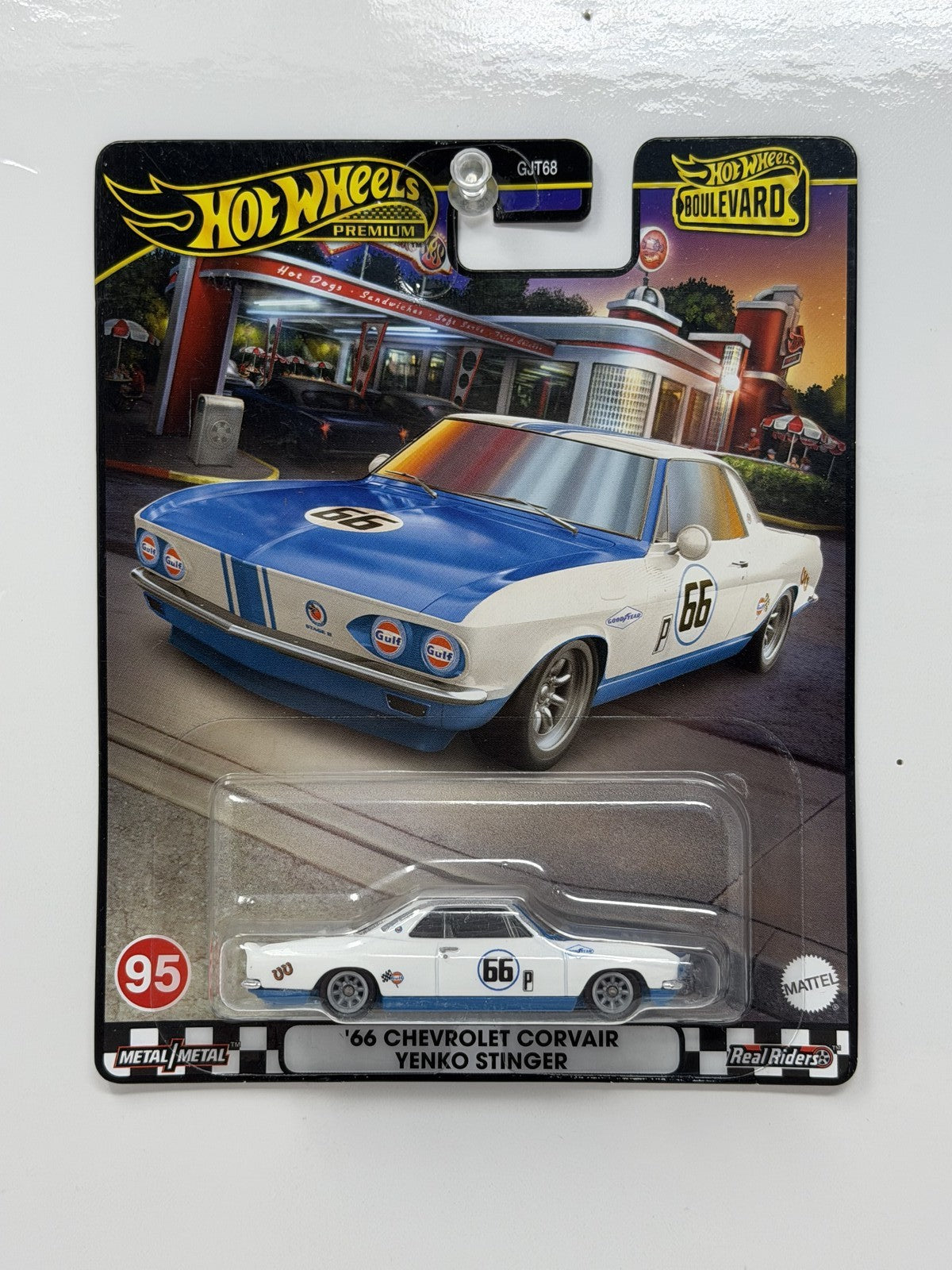 Hot Wheels Premium Boulevard #95 1966 Chevy Corvair Yenko Stinger 1:64 Diecast