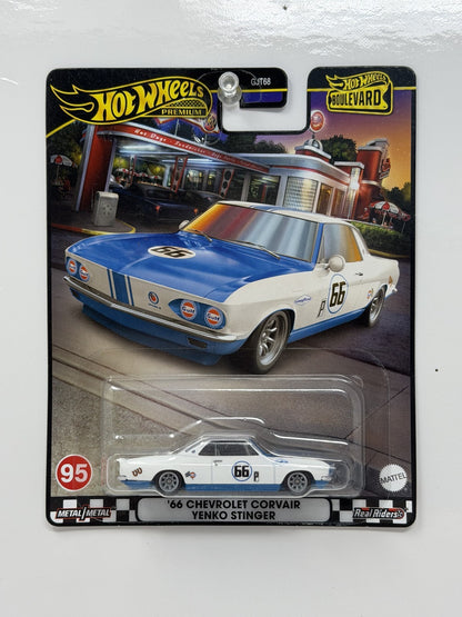 Hot Wheels Premium Boulevard #95 1966 Chevy Corvair Yenko Stinger 1:64 Diecast
