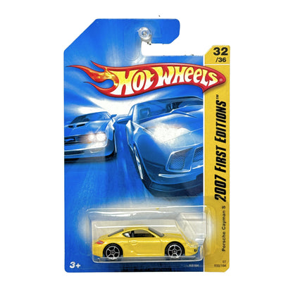 Hot Wheels First Editions Porsche Cayman 1:64 Diecast Yellow