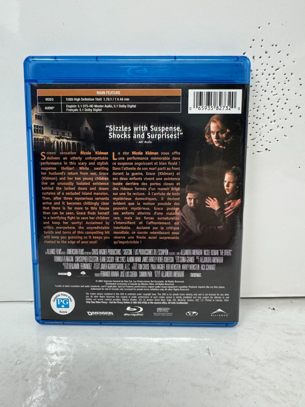 The Others (Blu-ray) Nicole Kidman Horror Good Condition!!!