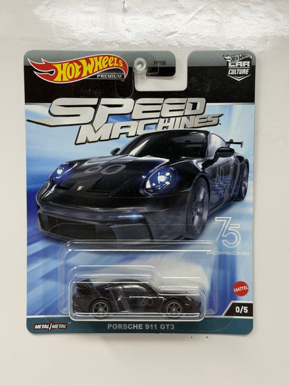 Hot Wheels Premium Speed Machines Porsche 911 GT3 CHASE 0/5 1:64 Diecast