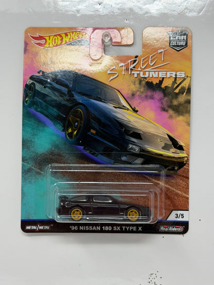 Hot Wheels Premium Street Tuners 1996 Nissan 180SX Type X 1:64 Diecast