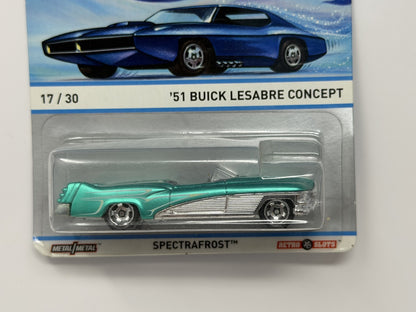 Hot Wheels Cool Classics 1951 Buick LeSabre Concept 1:64 Diecast Turquoise