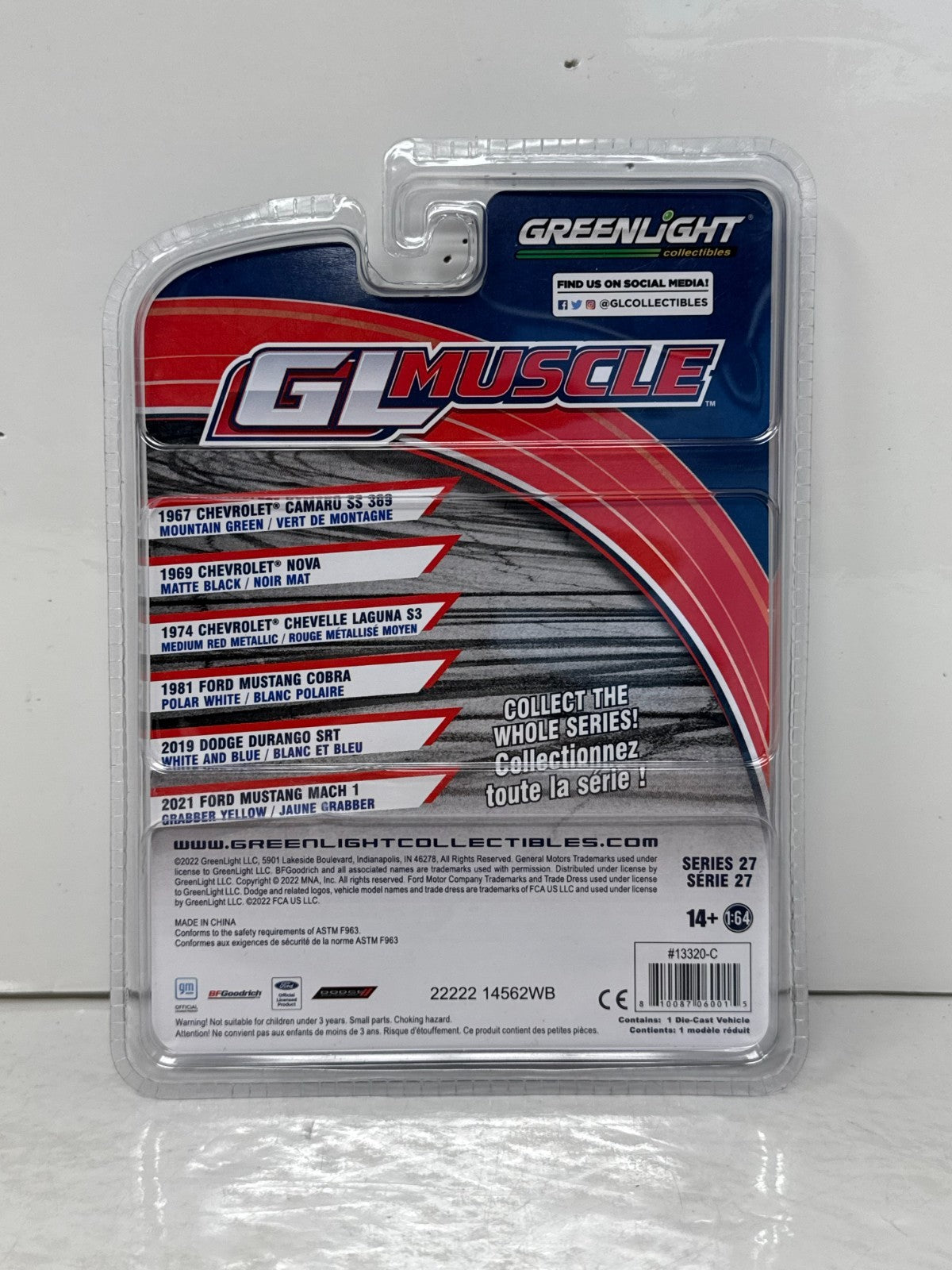 Greenlight GL Muscle 1974 Chevrolet Chevelle Laguna S3 CHASE 1:64 Diecast