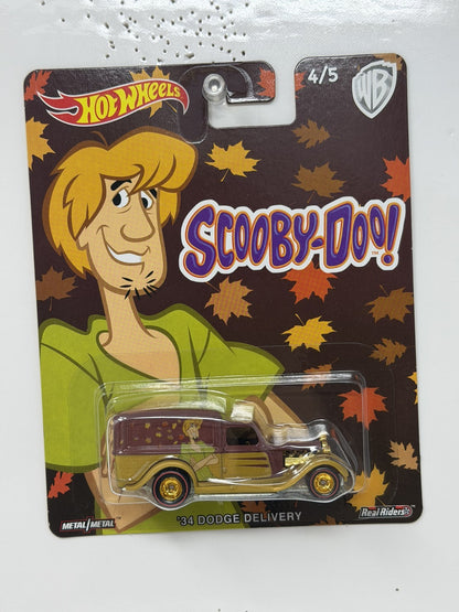 Hot Wheels Scooby-Doo 1934 Dodge Delivery 1:64 Diecast Real Riders