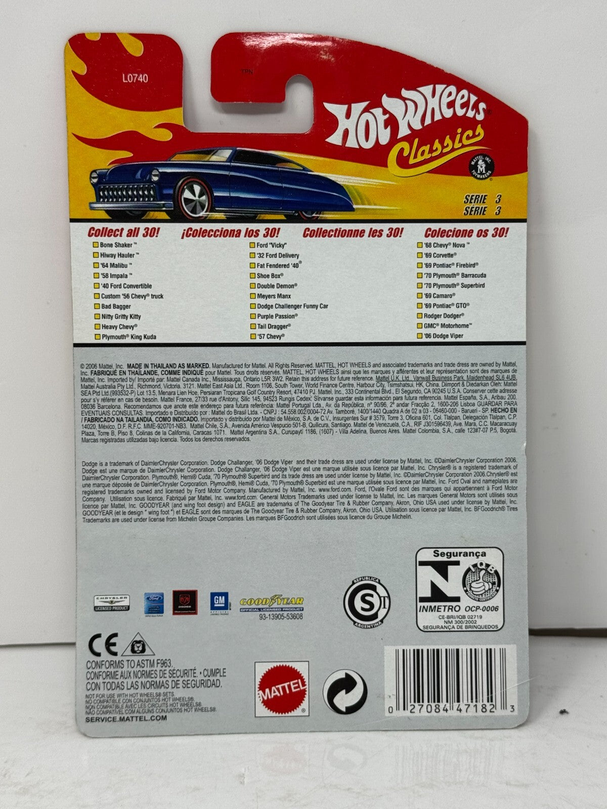 Hot Wheels Classics 1932 Ford Delivery Series 3 Muscle Car 1:64 Diecast