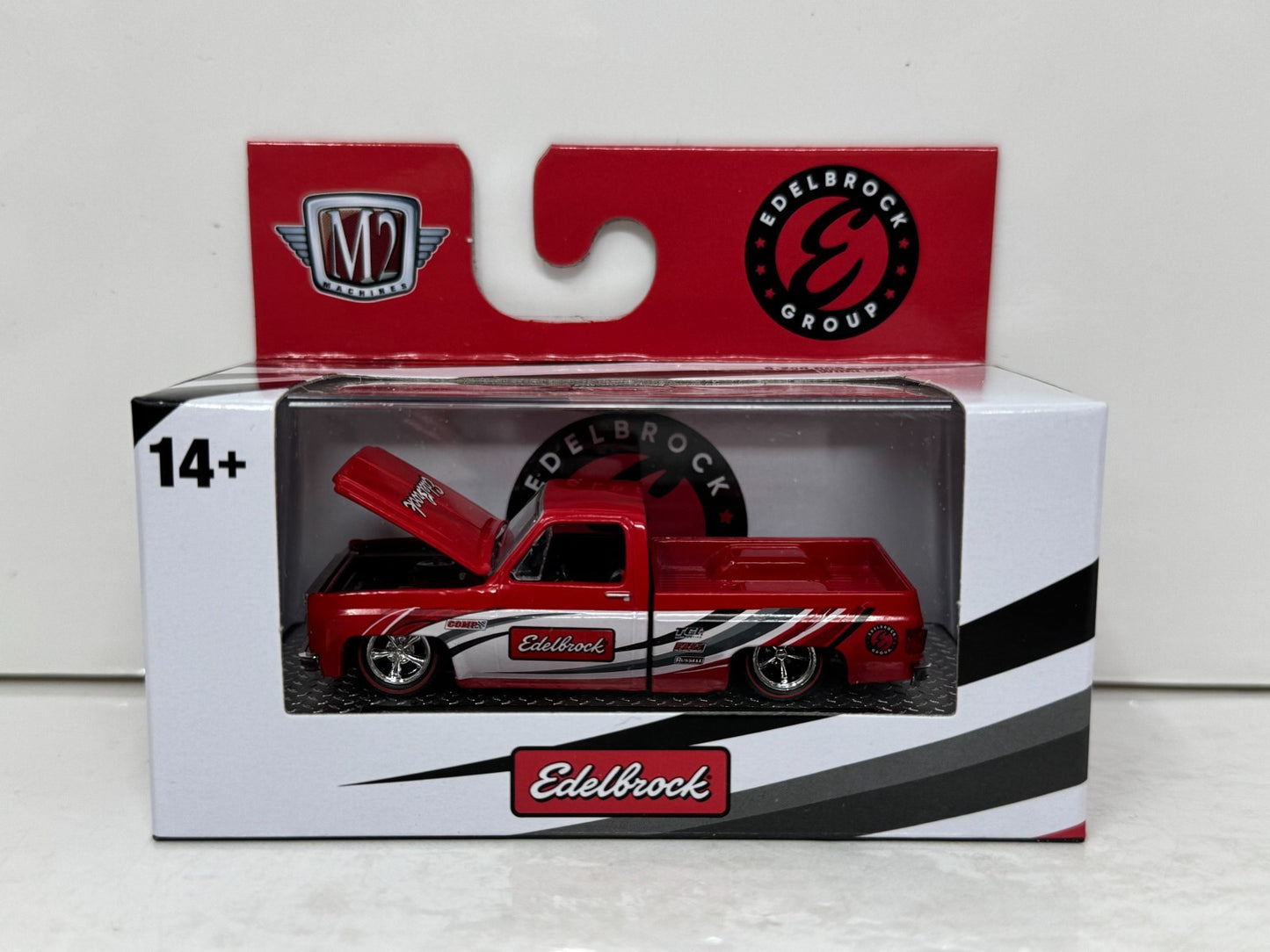 M2 Machines Edelbrock 1975 Chevrolet Cheyenne Super 10 Custom SS 1:64 Diecast