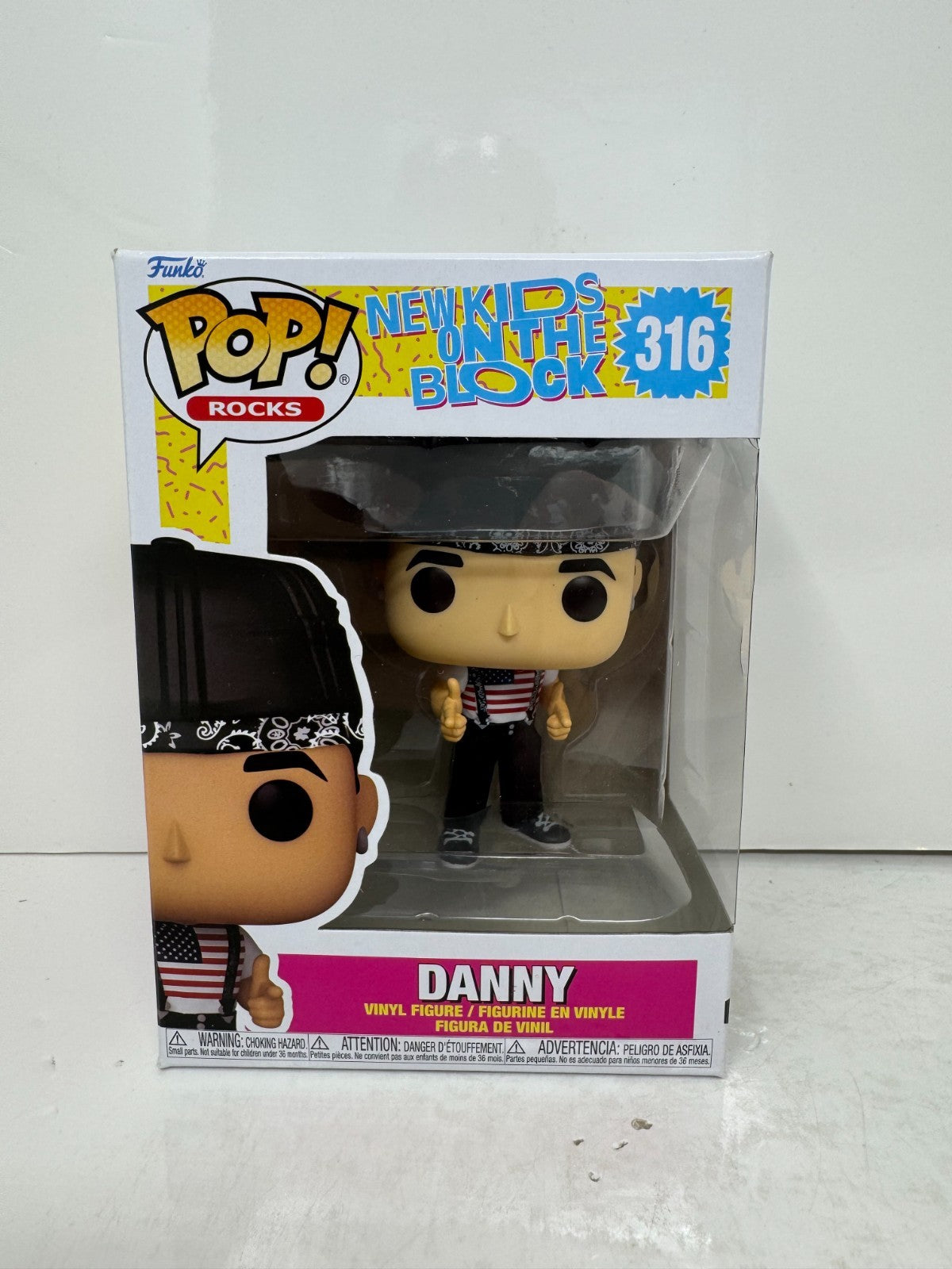 Funko Pop! Rocks New Kids On The Block Danny #316 Vinyl Figure NKOTB