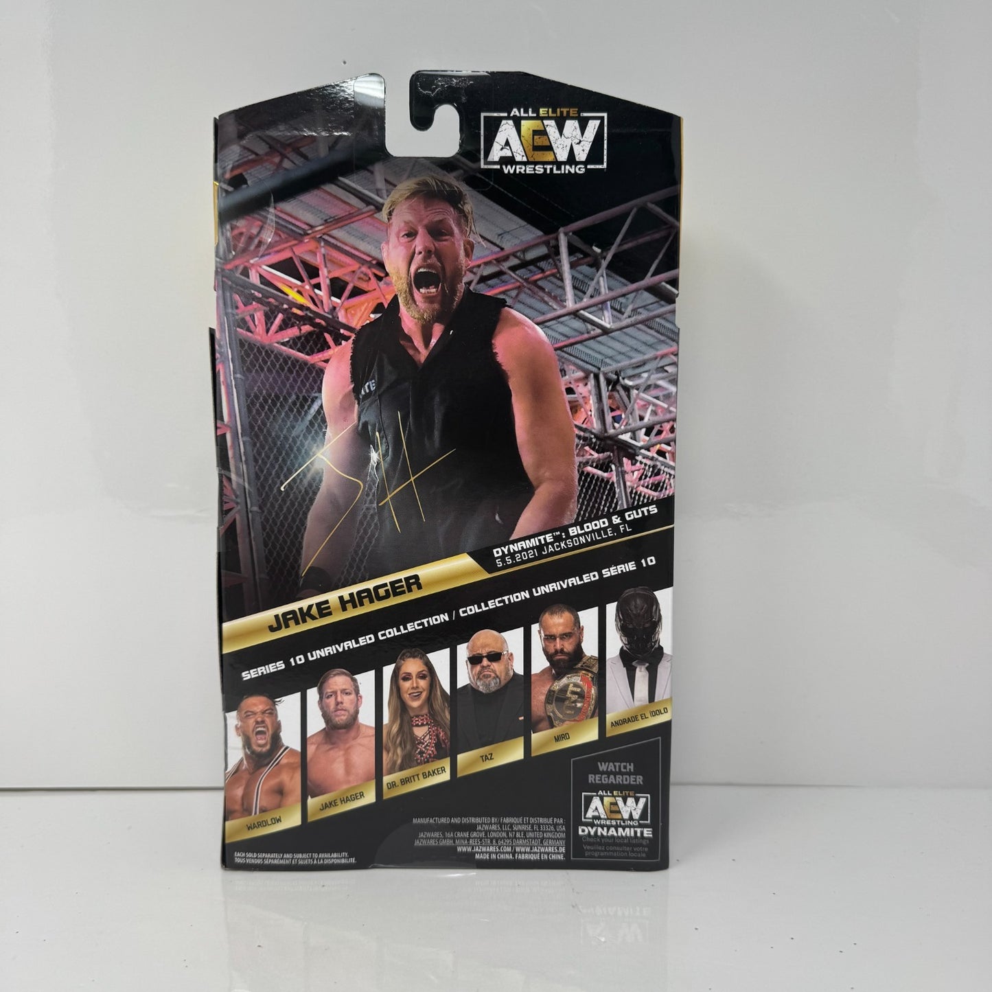 Jazwares AEW Unrivaled Series 10 Jake Hager Action Figure V2