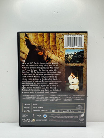 The Odessa File (DVD) Jon Voight Thriller