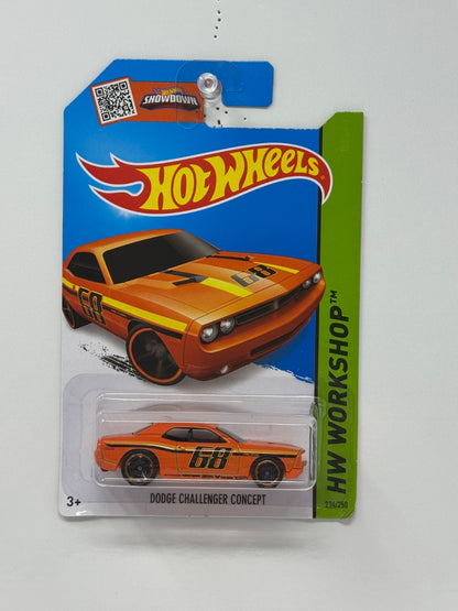 Hot Wheels Workshop Dodge Challenger Concept 1:64 Diecast Orange