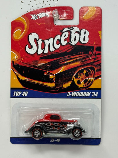 Hot Wheels Since '68 Top 40 1934 3-Window Muscle Car 1:64 Diecast