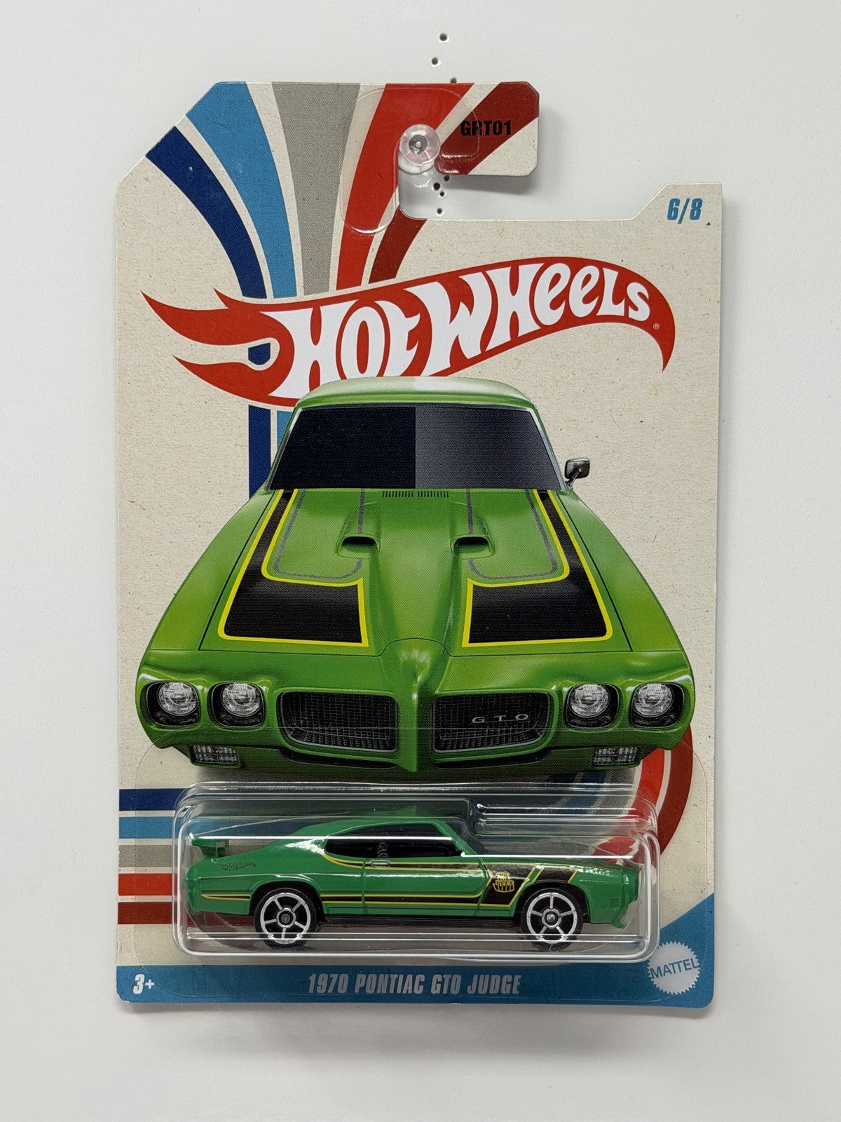 Hot Wheels American Muscle 1970 Pontiac GTO Judge 1:64 Diecast Green