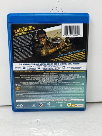 Mad Max: Fury Road (3D Blu-ray) Tom Hardy Action Sci-Fi Blockbuster