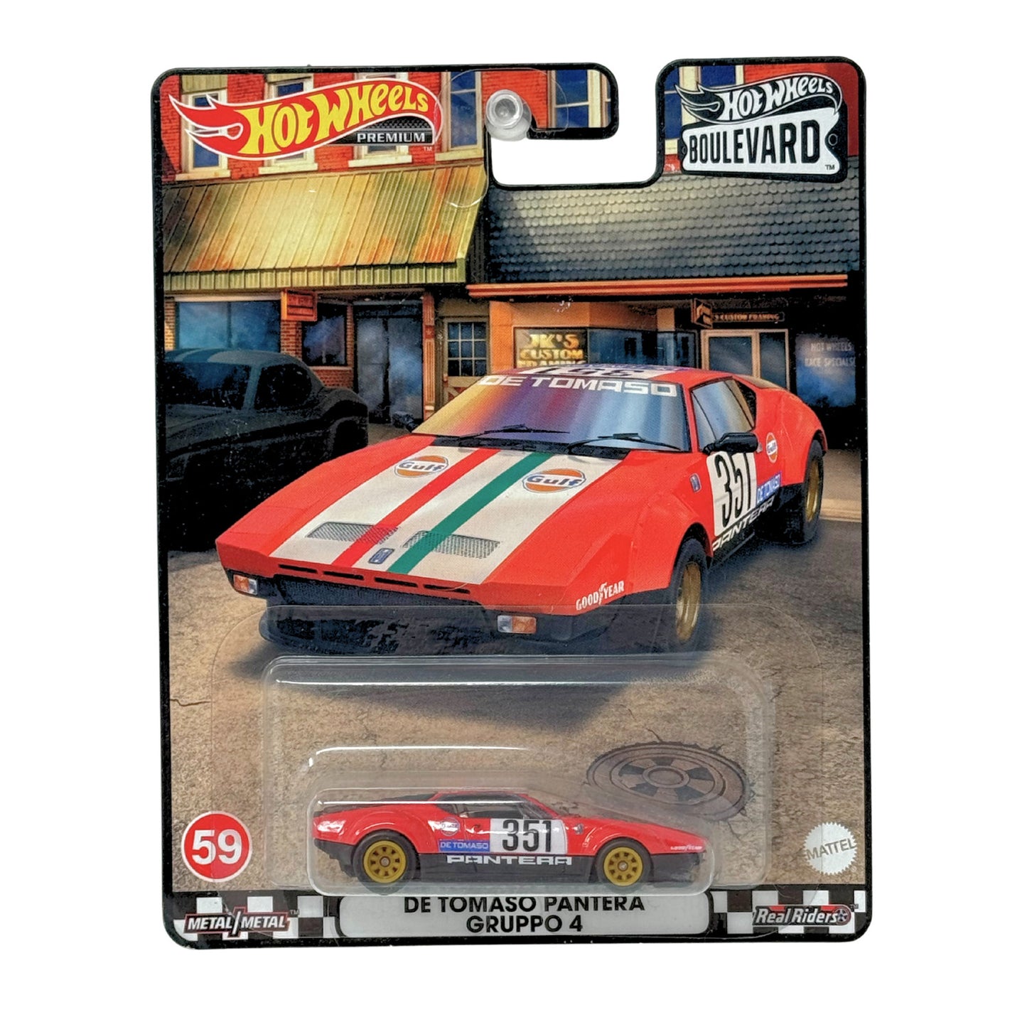 Hot Wheels Premium Boulevard #59 De Tomaso Pantera Gruppo 4 1:64 Diecast