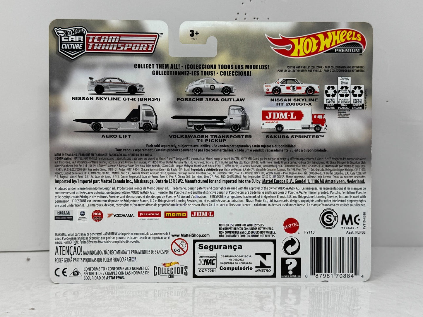 Hot Wheels Premium Team Transport #12 Nissan Skyline GT-R BNR34 1:64 Diecast