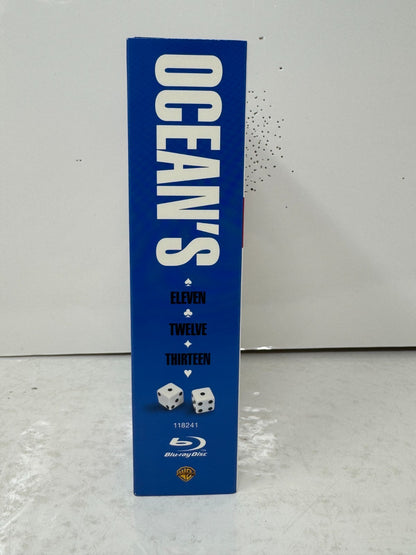 Oceans Trilogy (Blu-ray) George Clooney Crime Comedy Movie Set