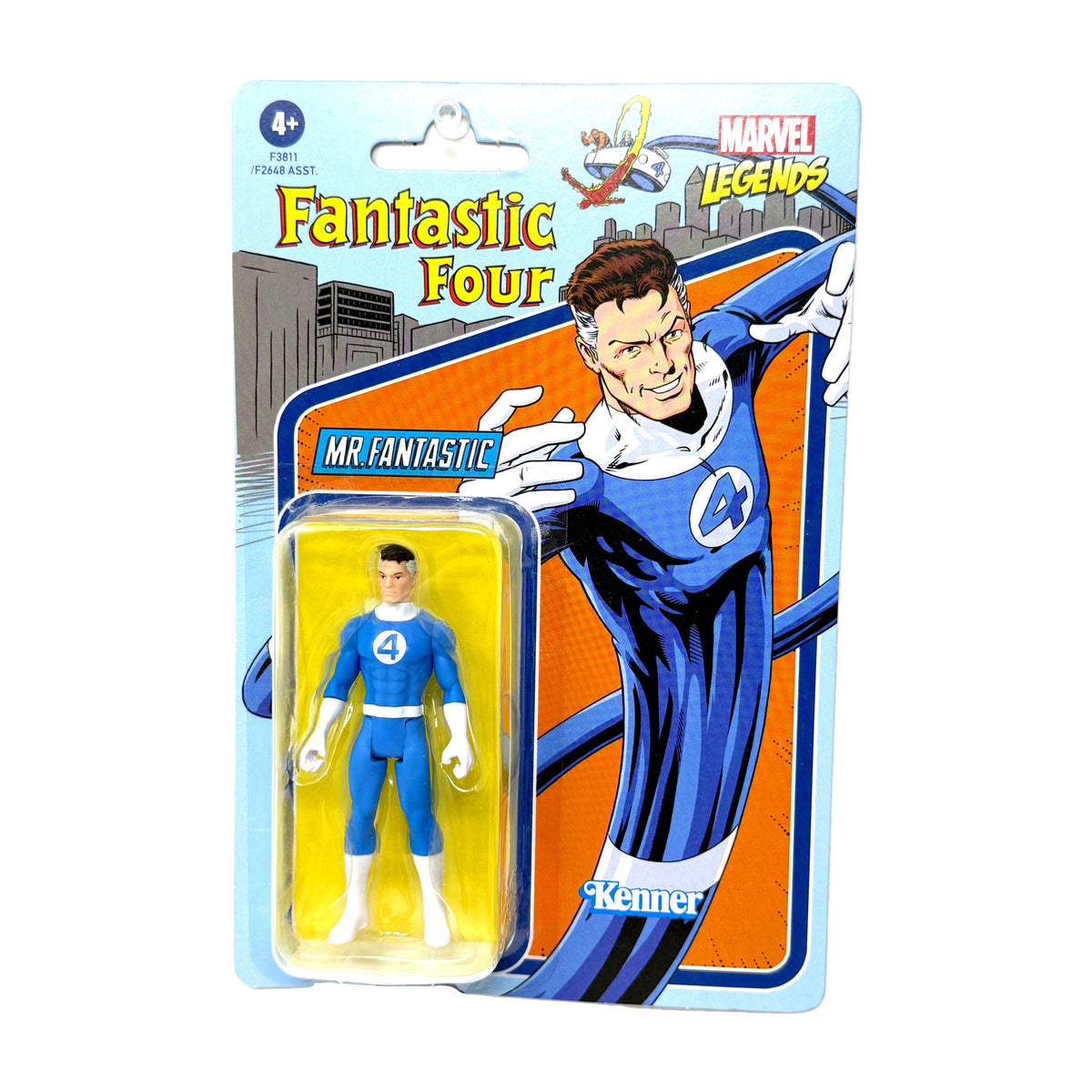 Marvel Legends Retro Kenner 3.75" Mr Fantastic Figure Fantastic Four