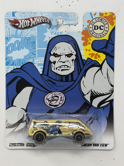Hot Wheels DC Originals Darkseid Dream Van XGW 1:64 Diecast Real Riders Gold
