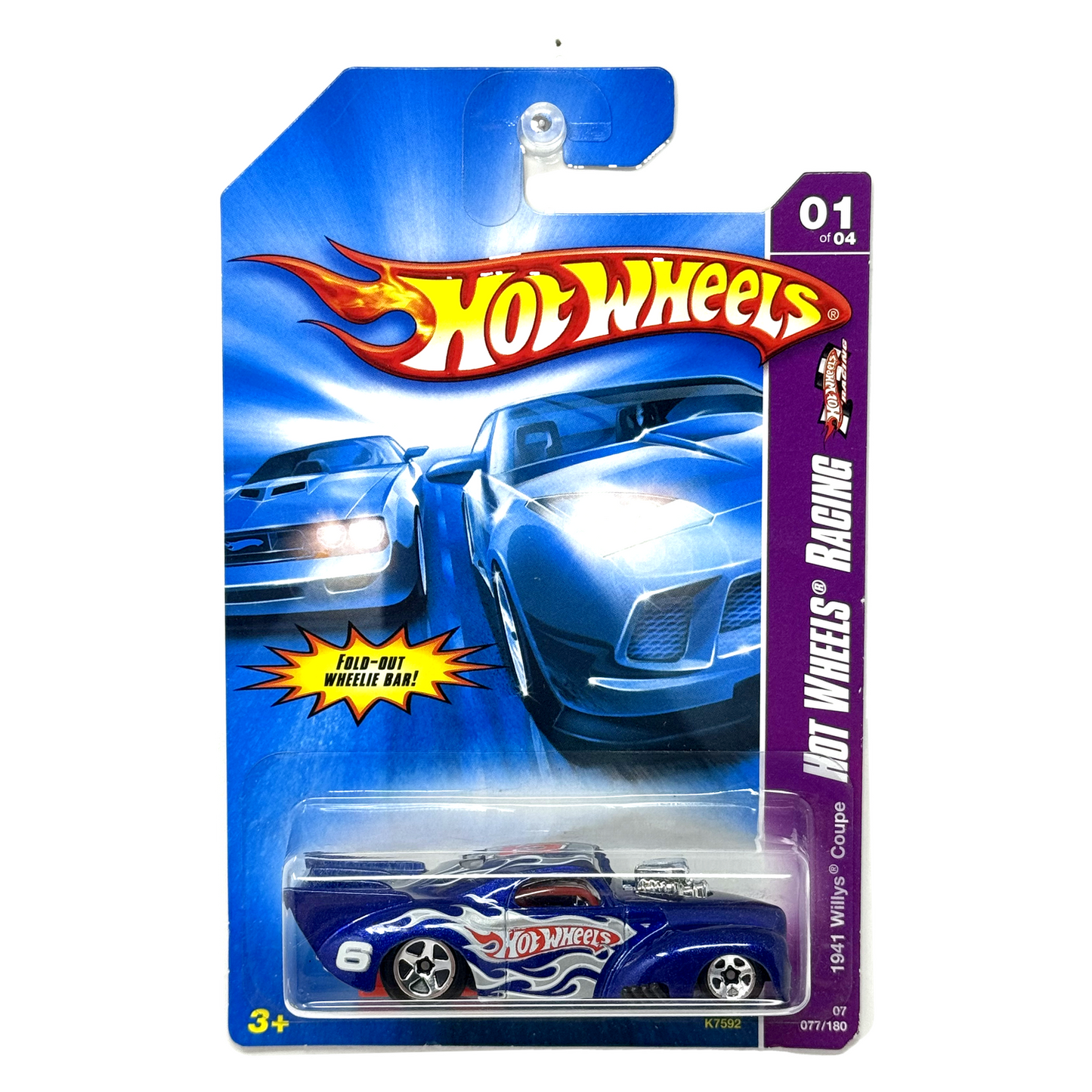 Hot Wheels Racing 1941 Willys Coupe 1:64 Diecast Blue