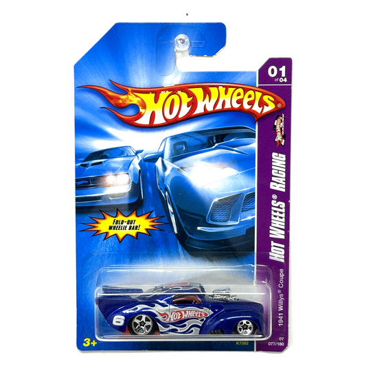 Hot Wheels Racing 1941 Willys Coupe 1:64 Diecast Blue