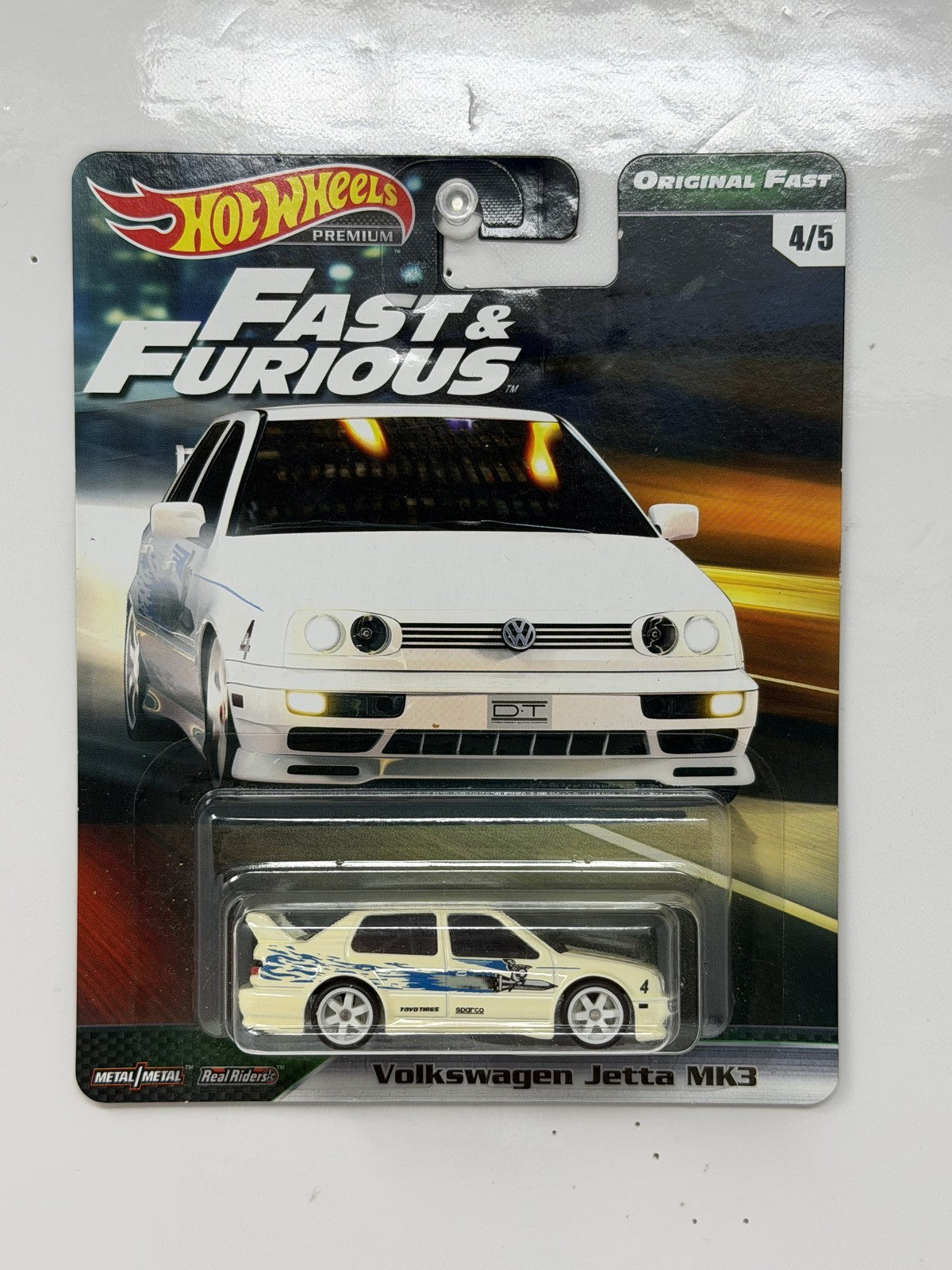 Hot Wheels Premium Fast & Furious Original Volkswagen Jetta MK3 1:64 Diecast
