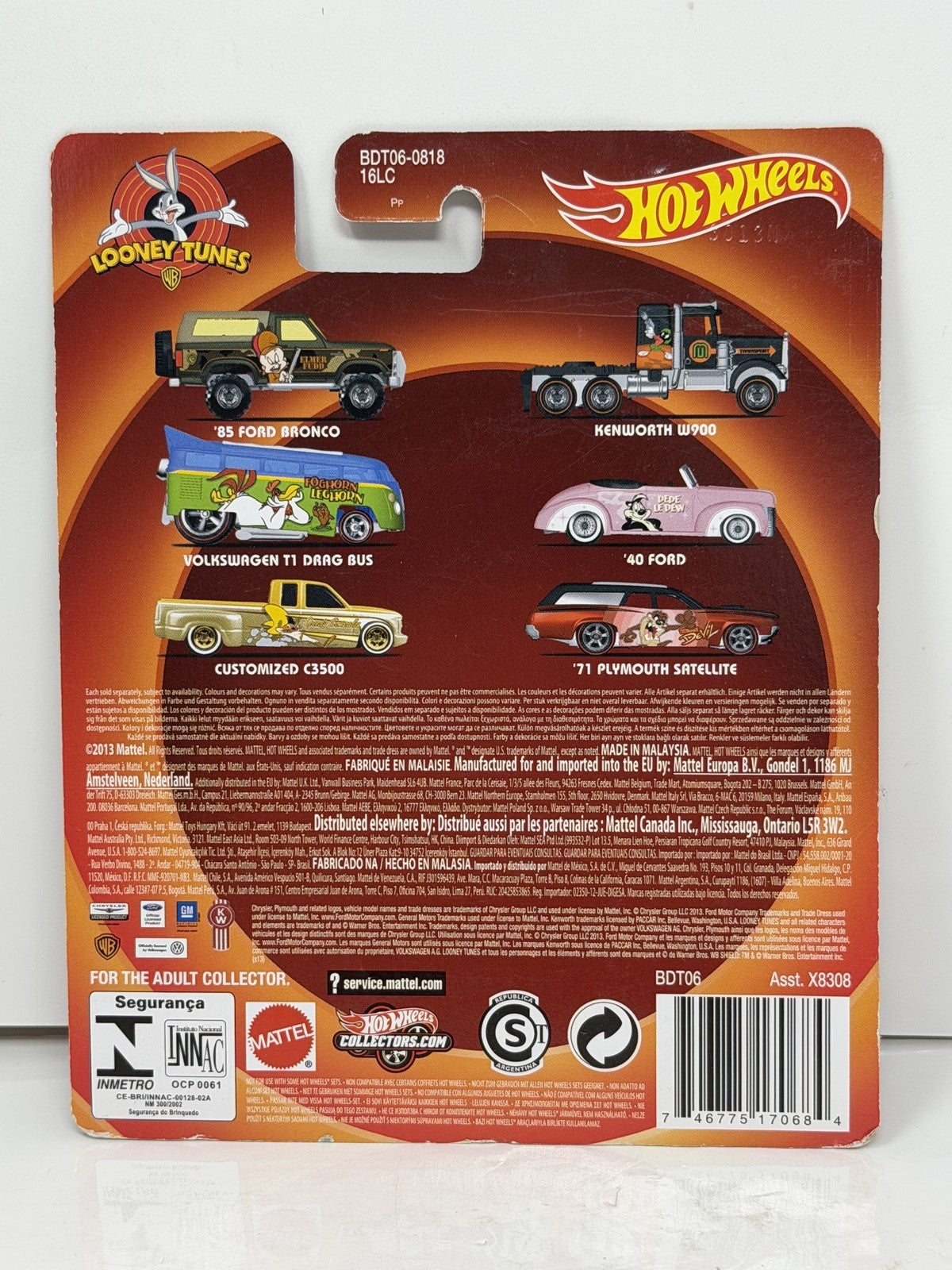 Hot Wheels Looney Tunes Speedy Gonzales Customized C3500 1:64 Real Riders