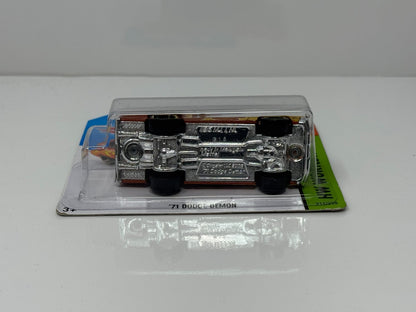 Hot Wheels Workshop 1971 Dodge Demon 1:64 Diecast Short Card Brown