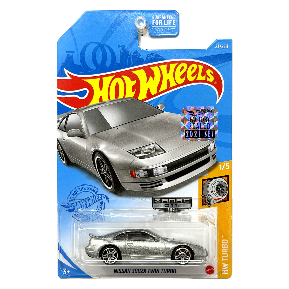 Hot Wheels ZAMAC HW Turbo Nissan 300ZX Twin Turbo 1:64 Diecast Factory Sealed