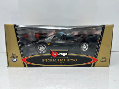 Bburago 1995 Ferarri F50 Gold Collection 1:18 Diecast
